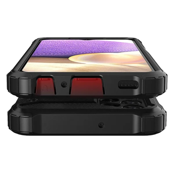 Hybrid Armor Case Tough Rugged Cover for Samsung Galaxy A73 blueeng