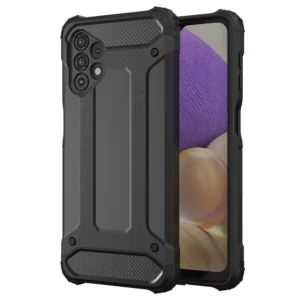 Hybrid Armor Case Tough Rugged Cover for Samsung Galaxy A73 blackeng