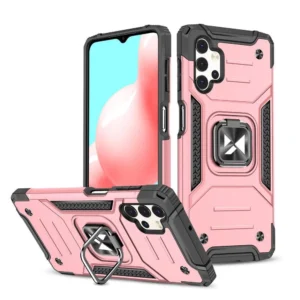 Wozinsky Ring Armor Armored Hybrid Case Cover + Magnetic Mount for Samsung Galaxy A73 goldeng