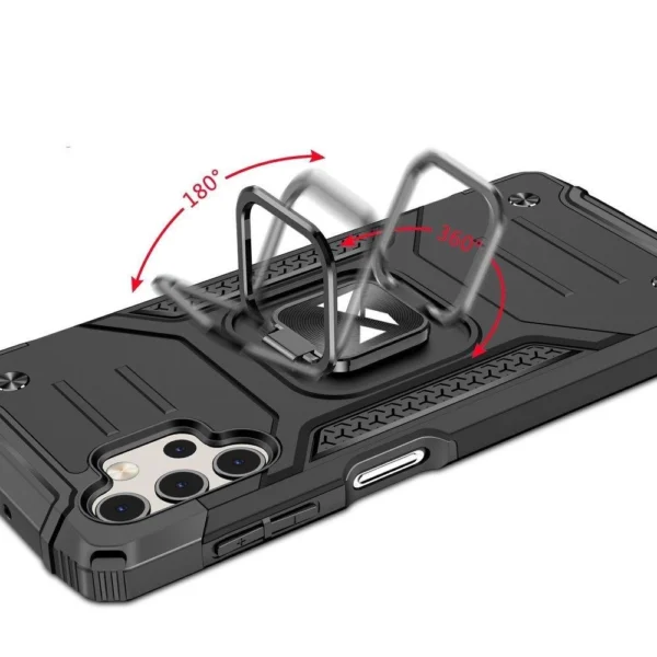 Wozinsky Ring Armor tough hybrid case cover + magnetic holder for Samsung Galaxy A73 redeng