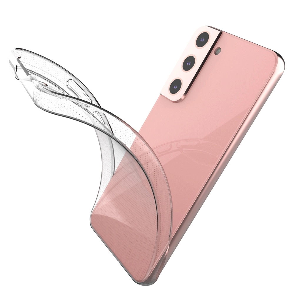 Ultra Clear 0.5mm Samsung Galaxy S22+ (S22 Plus) gel case cover transparenteng