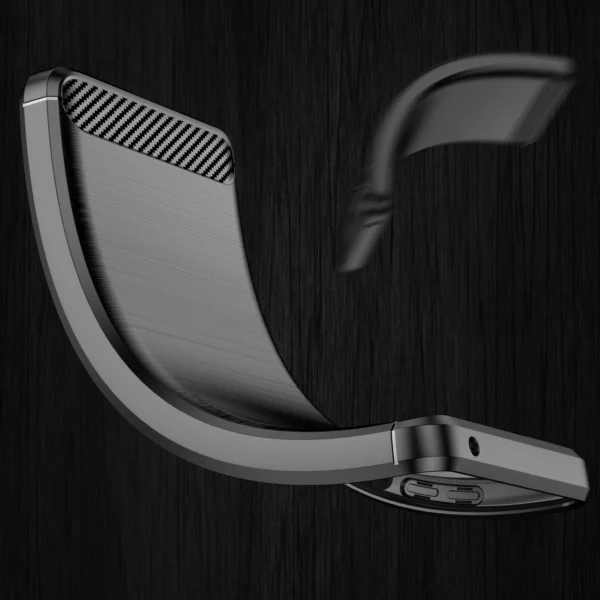Carbon Case Flexible cover for Google Pixel 6a blackeng