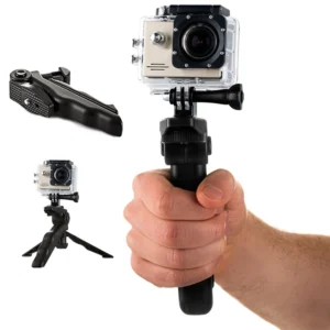 Mount with a mini tripod for GoPro SJCAM action cameras blackeng