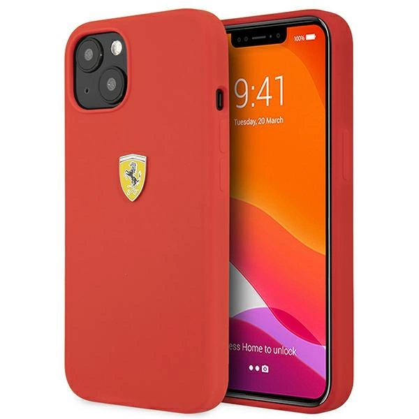 Ferrari FESSIHCP13SRE iPhone 13 mini 5.4" red/red hardcase Siliconeeng