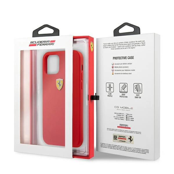Ferrari FESSIHCP13SRE iPhone 13 mini 5.4" red/red hardcase Siliconeeng