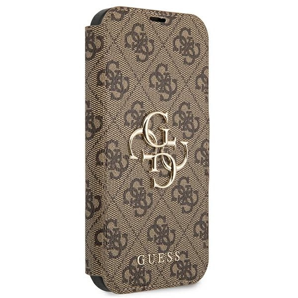 Guess GUBKP13L4GMGBR iPhone 13 Pro / 13 6.1" brown/brown book 4G Big Metal Logoeng