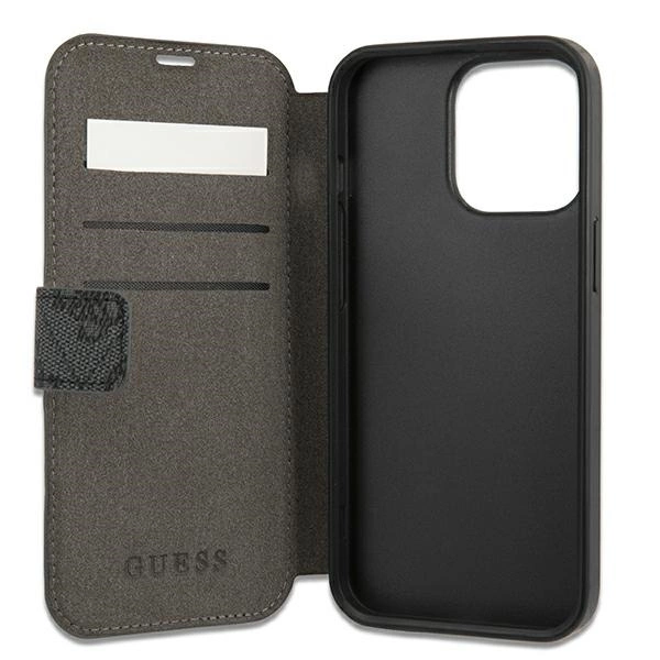 Guess GUBKP13L4GMGGR iPhone 13 Pro / 13 6.1" grey/grey book 4G Big Metal Logoeng