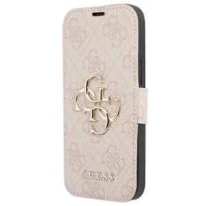 Guess GUBKP13L4GMGPI iPhone 13 Pro / 13 6.1" pink/pink book 4G Big Metal Logoeng