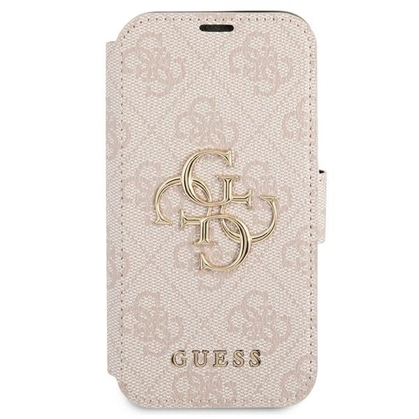 Guess GUBKP13L4GMGPI iPhone 13 Pro / 13 6.1" pink/pink book 4G Big Metal Logoeng