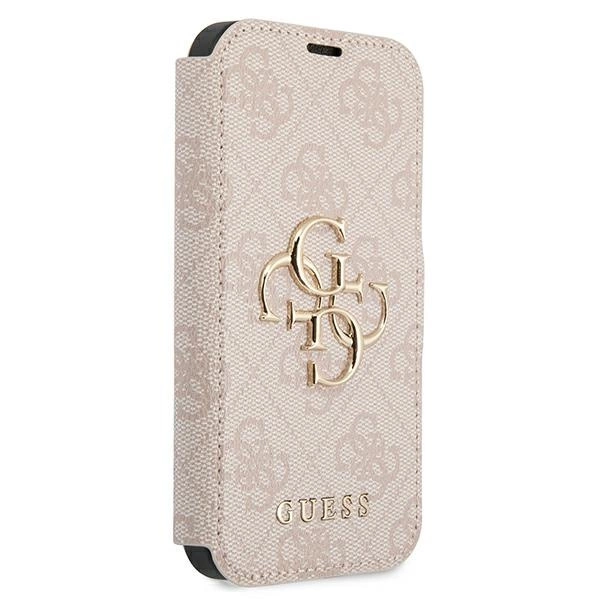 Guess GUBKP13L4GMGPI iPhone 13 Pro / 13 6.1" pink/pink book 4G Big Metal Logoeng