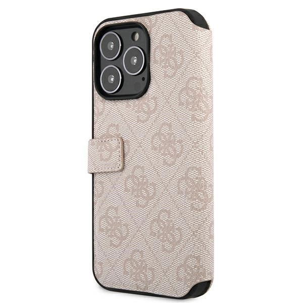 Guess GUBKP13L4GMGPI iPhone 13 Pro / 13 6.1" pink/pink book 4G Big Metal Logoeng