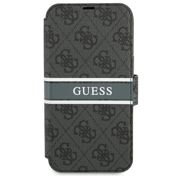 Guess GUBKP13S4GDGR iPhone 13 mini 5.4" grey/grey book 4G Stripeeng