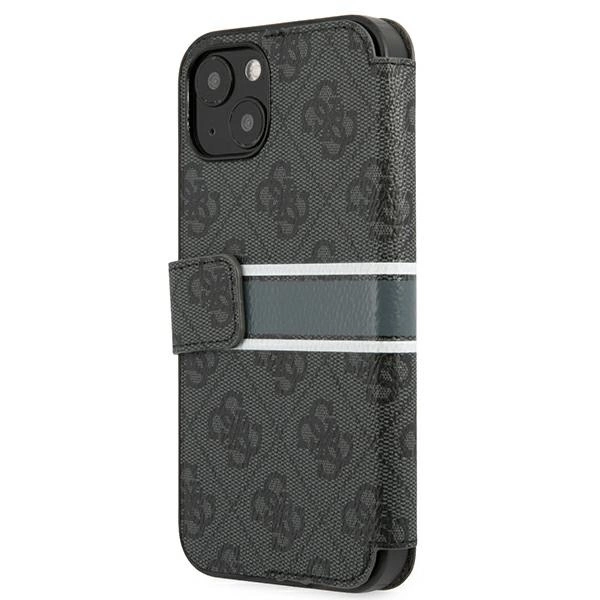 Guess GUBKP13S4GDGR iPhone 13 mini 5.4" grey/grey book 4G Stripeeng
