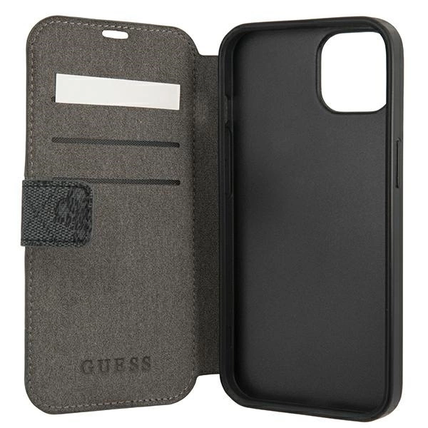 Guess GUBKP13S4GDGR iPhone 13 mini 5.4" grey/grey book 4G Stripeeng