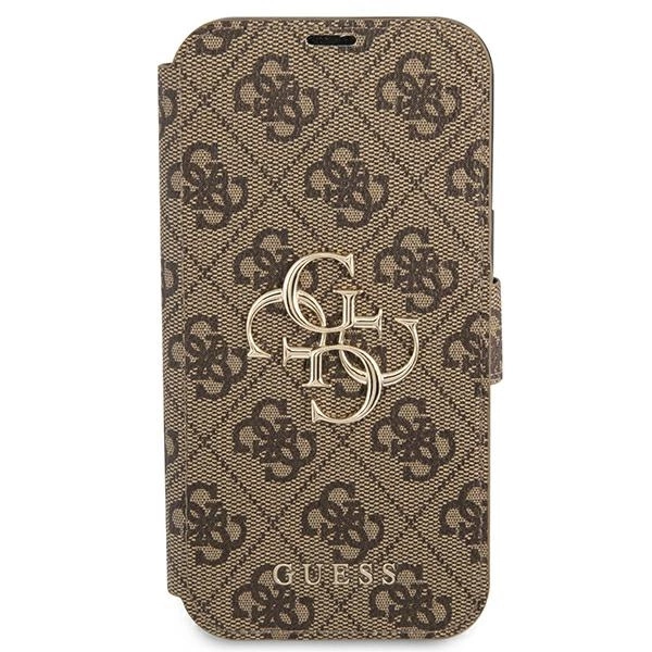 Guess GUBKP13X4GMGBR iPhone 13 Pro Max 6.7" brown/brown book 4G Big Metal Logoeng