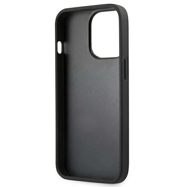 Guess GUHCP13LSA4GSBL iPhone 13 Pro / 13 6,1" niebieski/blue hardcase Saffiano 4G Metal Logoeng