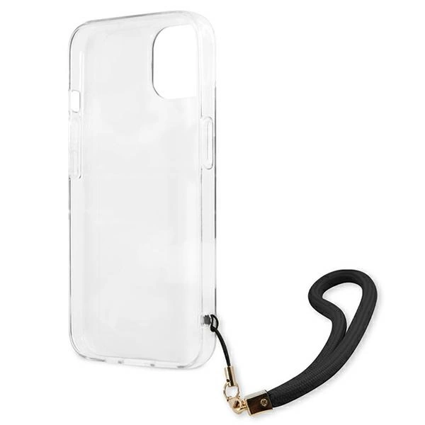Guess GUHCP13SKCABBK iPhone 13 mini 5.4" black/black hardcase Camo Strap Collectioneng