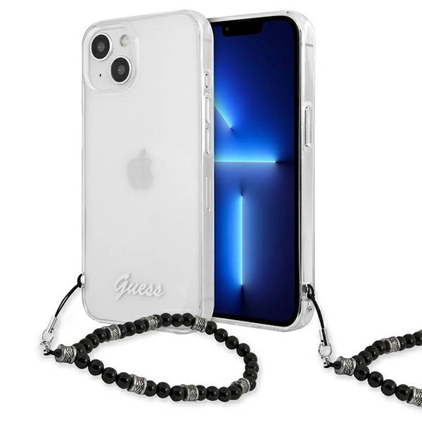 Guess GUHCP13SKPSBK iPhone 13 mini 5.4" Transparent hardcase Black Pearleng