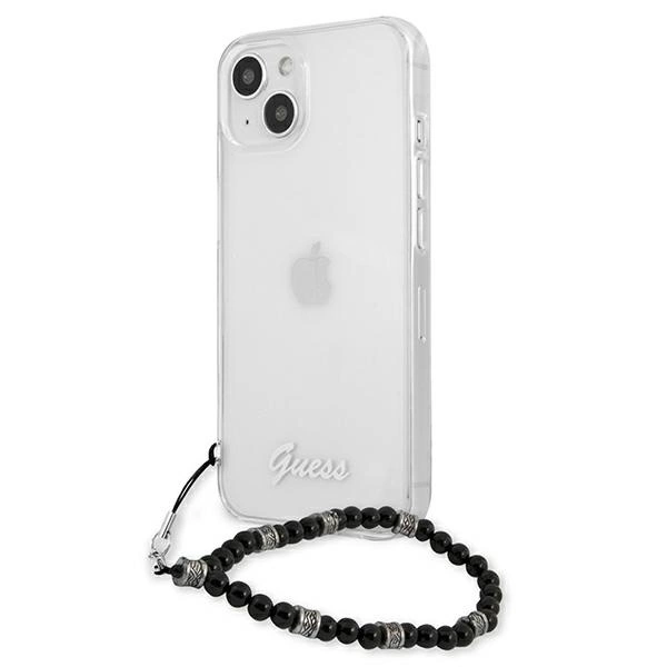 Guess GUHCP13SKPSBK iPhone 13 mini 5.4" Transparent hardcase Black Pearleng