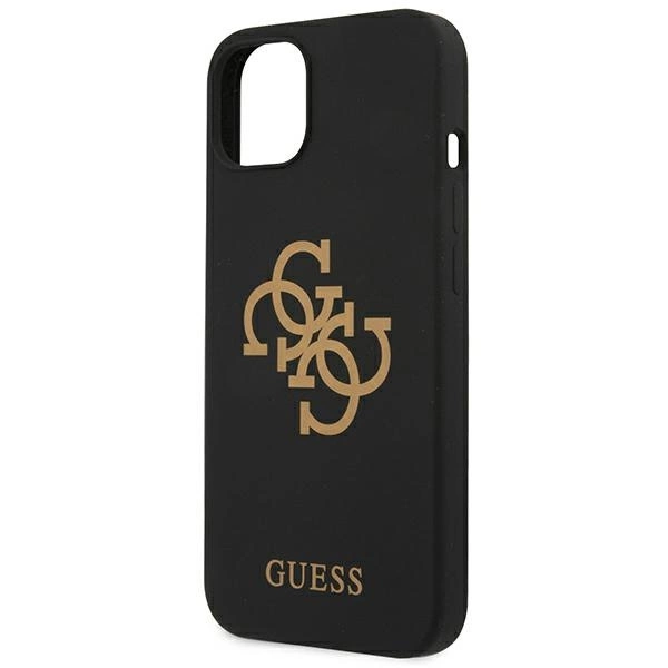 Guess GUHCP13SLS4GGBK iPhone 13 mini 5.4" black/black hard case Silicone 4G Logoeng