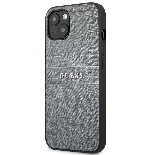 Guess GUHCP13SPSASBGR iPhone 13 mini 5.4" grey/grey Saffiano Strapeng