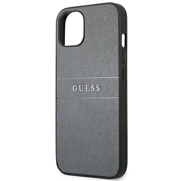Guess GUHCP13SPSASBGR iPhone 13 mini 5.4" grey/grey Saffiano Strapeng