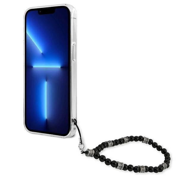 Guess GUHCP13XKPSBK iPhone 13 Pro Max 6.7" Transparent hardcase Black Pearleng