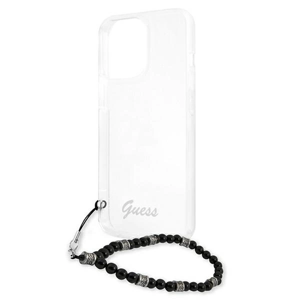 Guess GUHCP13XKPSBK iPhone 13 Pro Max 6.7" Transparent hardcase Black Pearleng