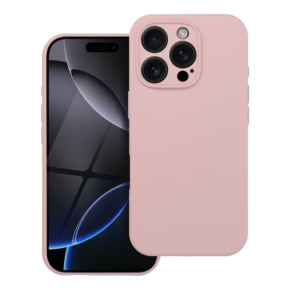 Case SILICONE 2mm for IPHONE 17 compatible with MagSafe sand pink