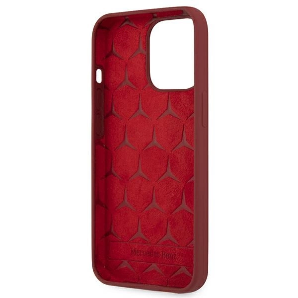 Mercedes MEHCP13LSILRE iPhone 13 Pro / 13 6,1" czerwony/red hardcase Silicone Lineeng