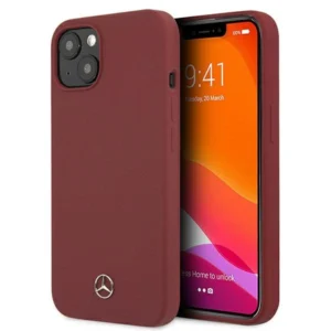 Mercedes MEHCP13MSILRE iPhone 13 6,1" czerwony/red hardcase Silicone Lineeng