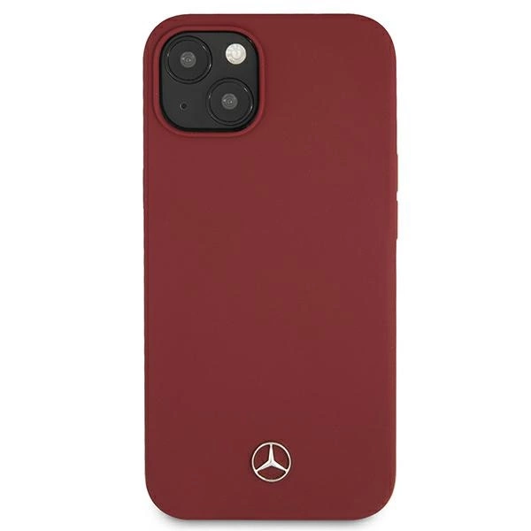 Mercedes MEHCP13MSILRE iPhone 13 6,1" czerwony/red hardcase Silicone Lineeng