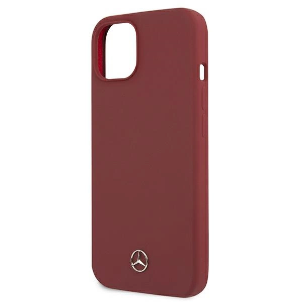 Mercedes MEHCP13MSILRE iPhone 13 6,1" czerwony/red hardcase Silicone Lineeng