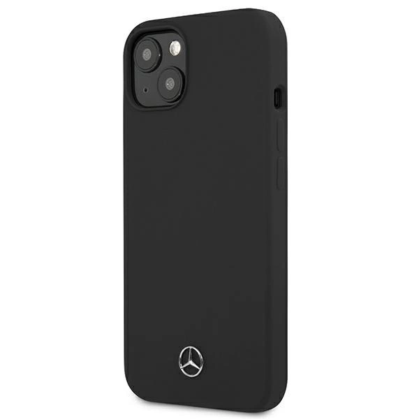 Mercedes MEHCP13SSILBK iPhone 13 mini 5,4" czarny/black hardcase Silicone Lineeng