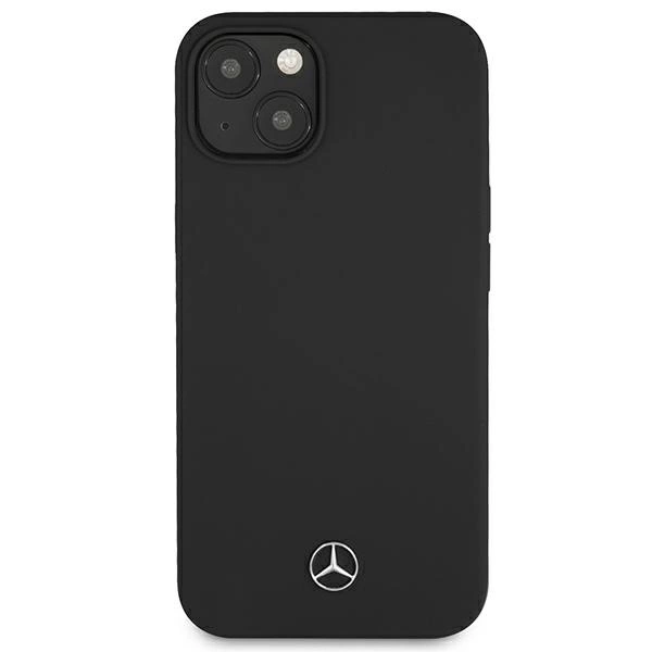 Mercedes MEHCP13SSILBK iPhone 13 mini 5,4" czarny/black hardcase Silicone Lineeng
