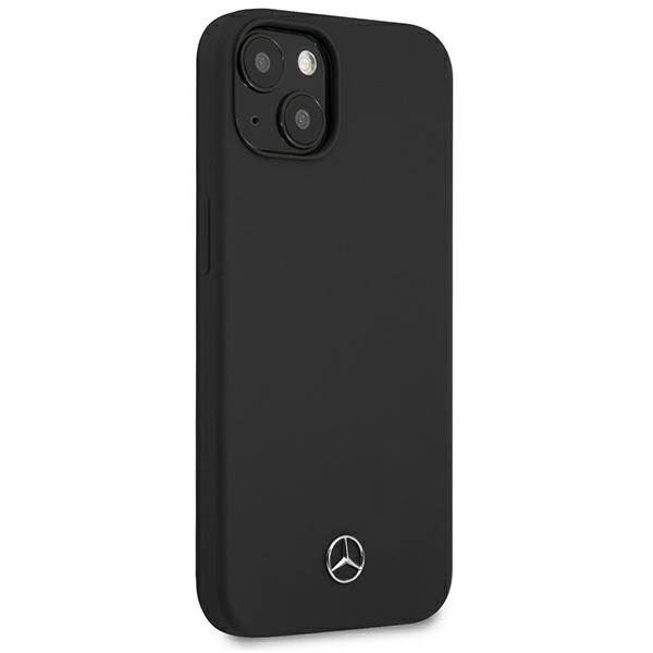 Mercedes MEHCP13SSILBK iPhone 13 mini 5,4" czarny/black hardcase Silicone Lineeng