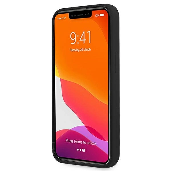 Mercedes MEHCP13SSILBK iPhone 13 mini 5,4" czarny/black hardcase Silicone Lineeng