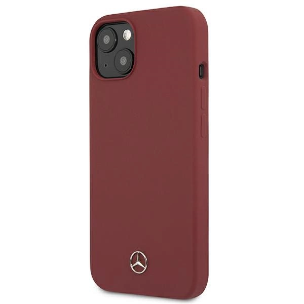 Mercedes MEHCP13SSILRE iPhone 13 mini 5,4" czerwony/red hardcase Silicone Lineeng