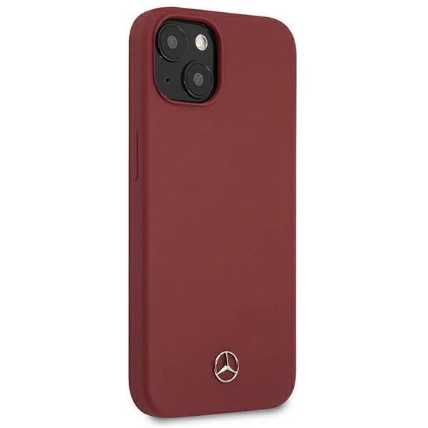 Mercedes MEHCP13SSILRE iPhone 13 mini 5,4" czerwony/red hardcase Silicone Lineeng