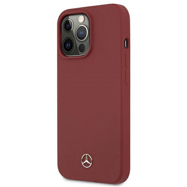 Mercedes MEHCP13XSILRE iPhone 13 Pro Max 6,7" czerwony/red hardcase Silicone Lineeng
