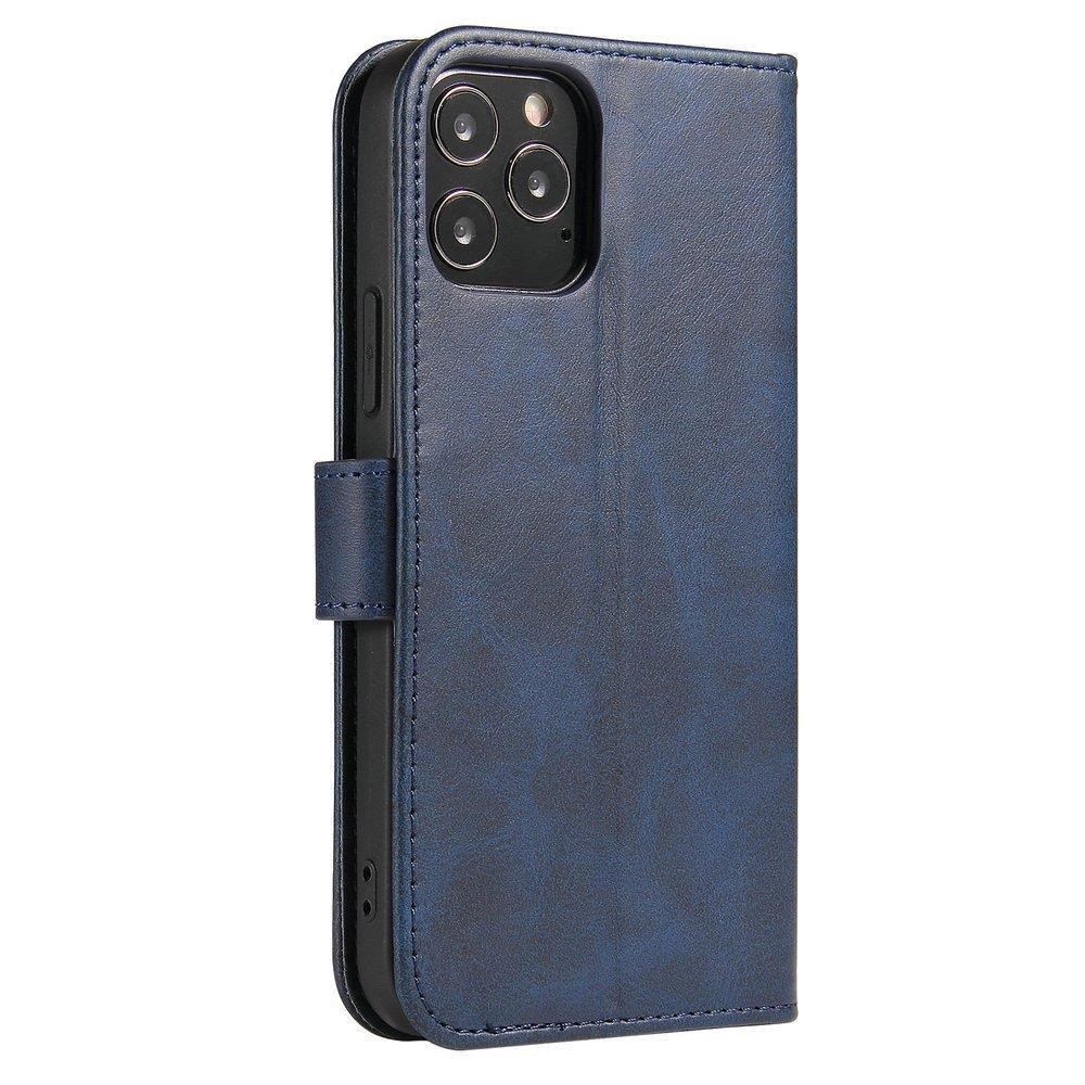 Magnet Case elegant case case cover with a flap and stand function Poco M4 Pro 5G blueeng