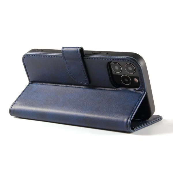 Magnet Case elegant case cover with a flap and stand function for Samsung Galaxy A13 5G blueeng
