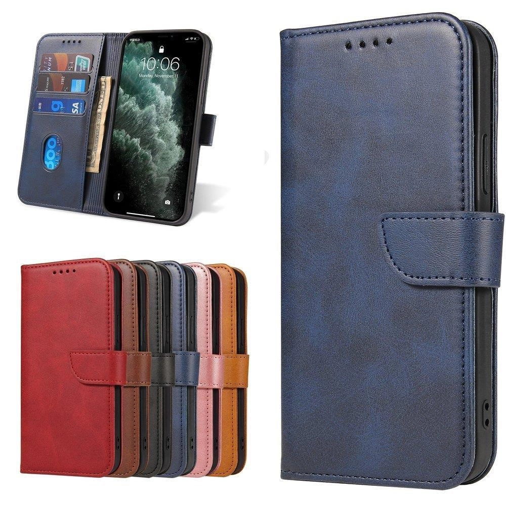 Magnet Case elegant case cover with a flap and stand function for Samsung Galaxy A13 5G blueeng