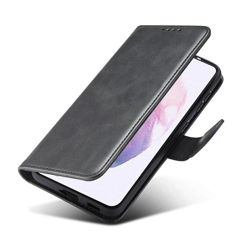 Magnet Case elegant case cover cover with a flap and stand function for Samsung Galaxy S22 Ultra blackeng