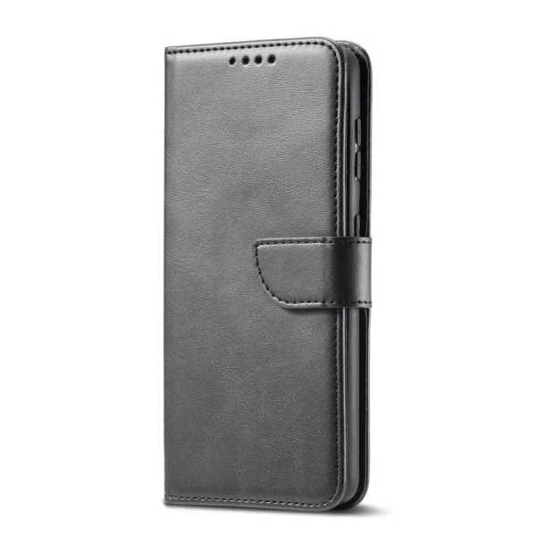 Magnet Case elegant case cover cover with a flap and stand function for Samsung Galaxy S22 Ultra blackeng