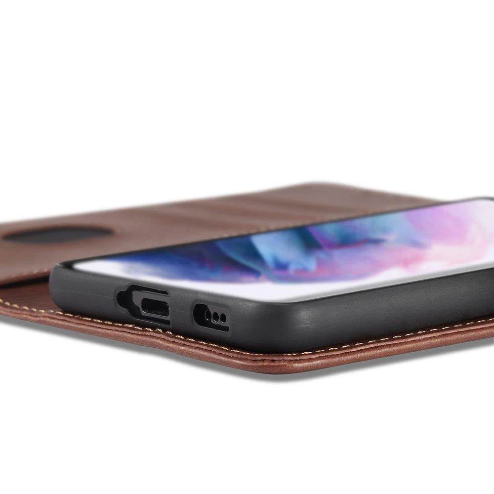 Magnet Case elegant case cover cover with a flap and stand function for Samsung Galaxy S22 Ultra blackeng