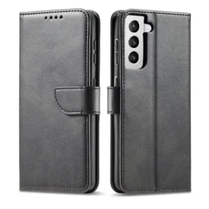 Magnet Case Elegant Case Cover Flip Cover Samsung Galaxy S22 + (S22 Plus) Blackeng