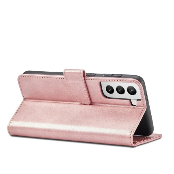Magnet Case Elegant Case Cover Flip Cover Samsung Galaxy S22 + (S22 Plus) Pinkeng
