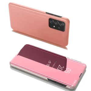 Clear View Case Flip Cover for Samsung Galaxy A53 5G pinkeng