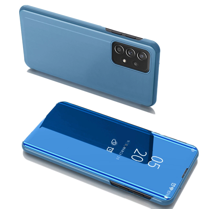 Clear View Case Flip Cover for Samsung Galaxy A53 5G blueeng
